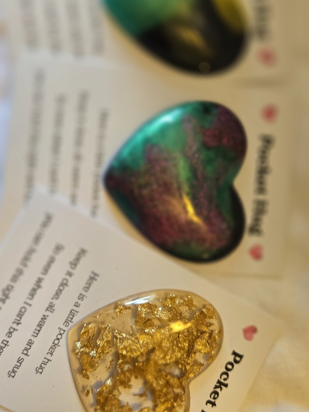 Customizable Heart Pocket Hug Trinket - Picture 2 of 7